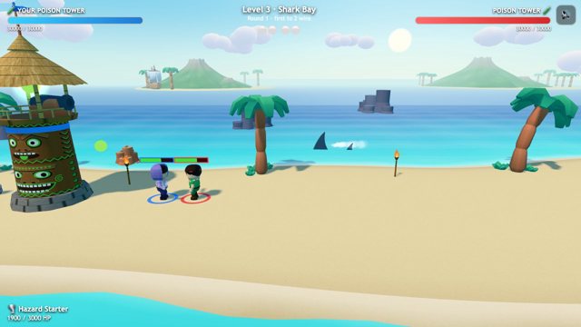 Screenshot of Hawaiian Tower Brawl